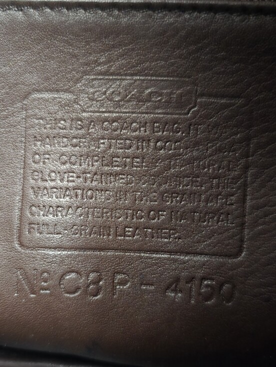 Vintage Coach Fletcher Bag 4150